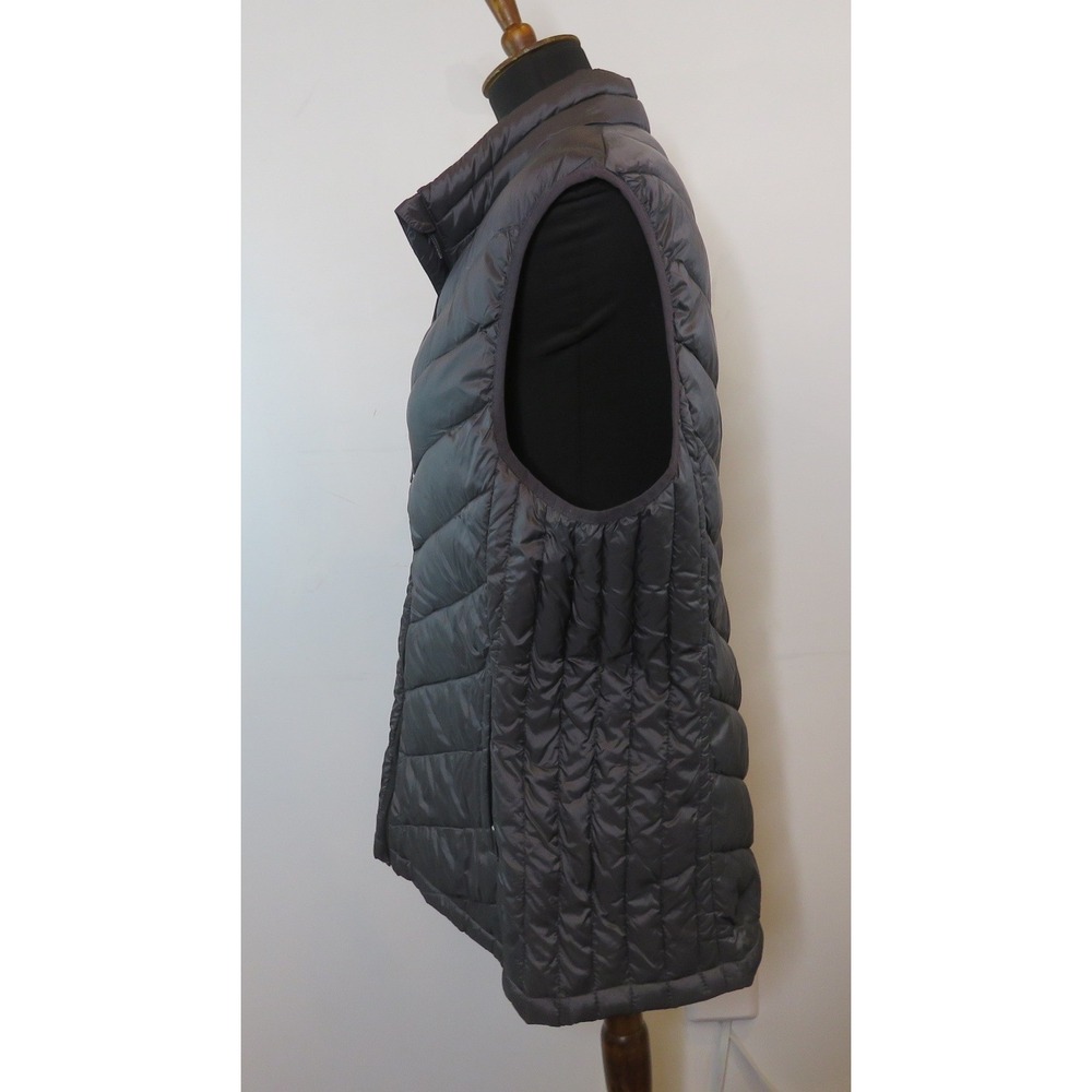 Appleseed's Packable Down Vest Women's XL Black Full Zip Lightweight Jacket - Picture 6 of 10